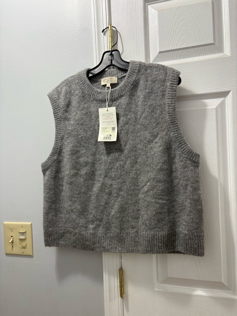 Sezane Samuel Jumper Mottled Gray Size XL NWT - Picture 2 of 4